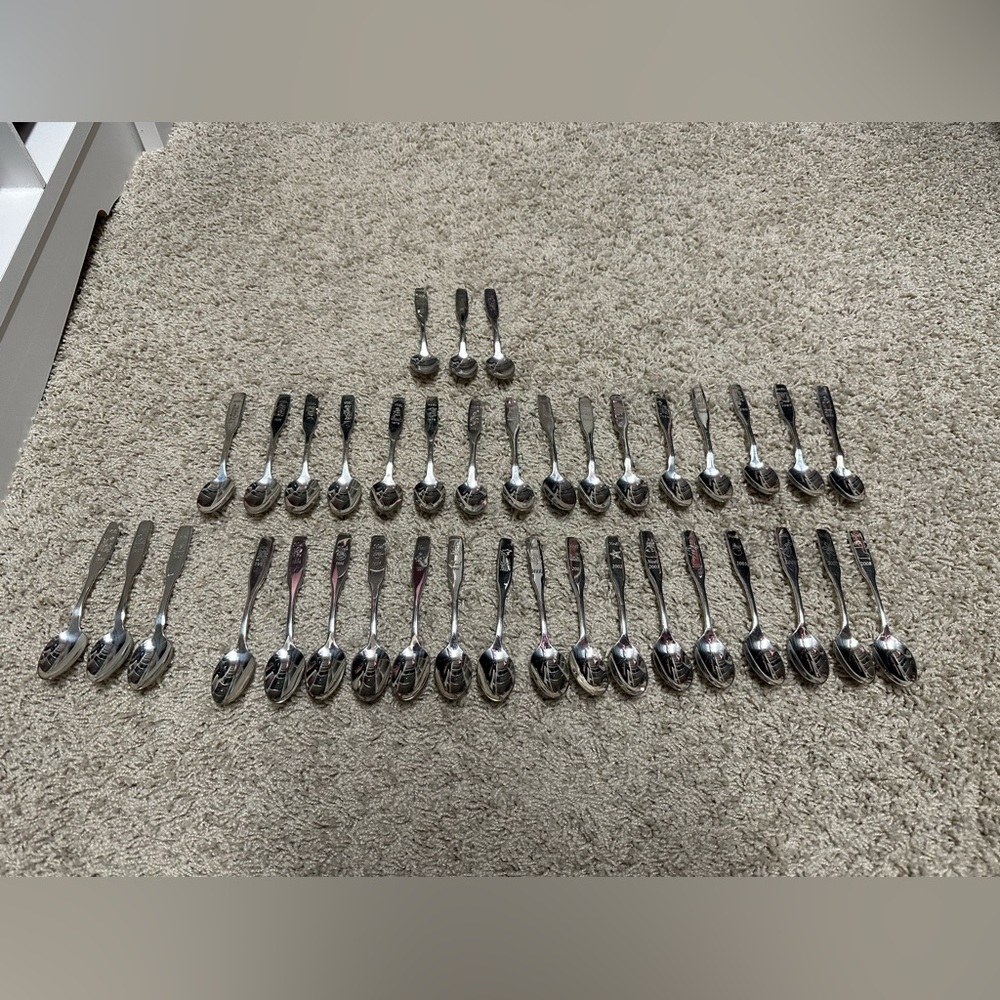 Birks Christmas 38 Silver Spoon Collection